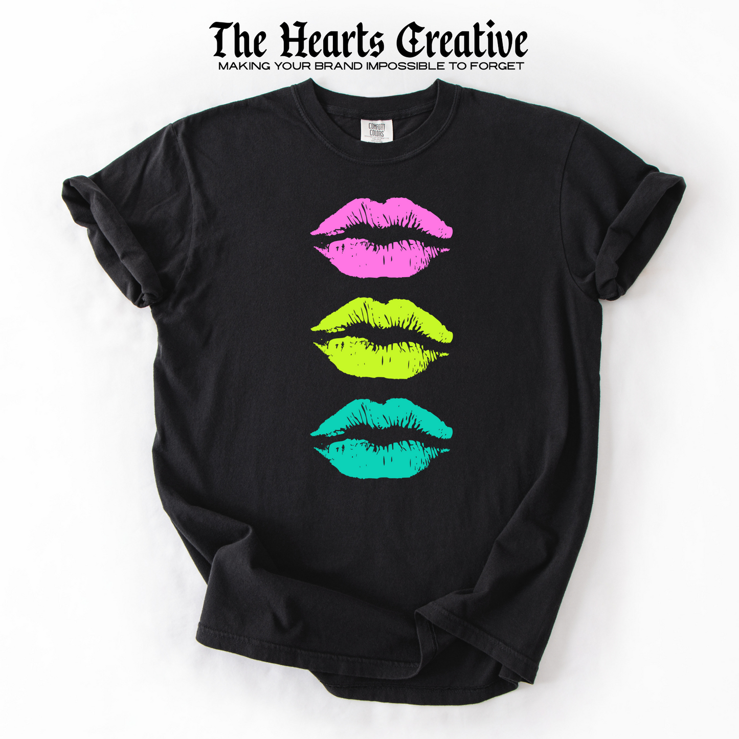 Neon Lips – Shirt Design Download