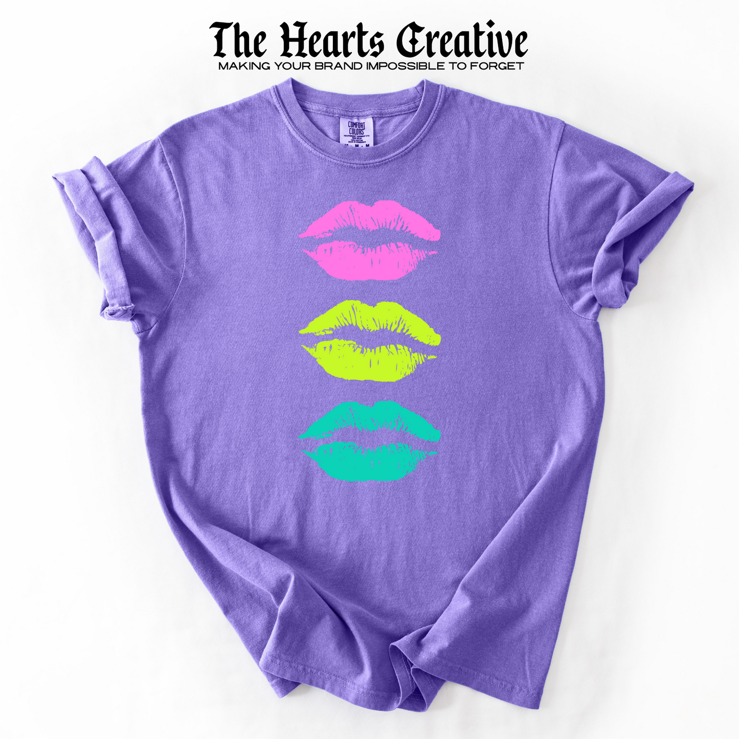 Neon Lips – Shirt Design Download