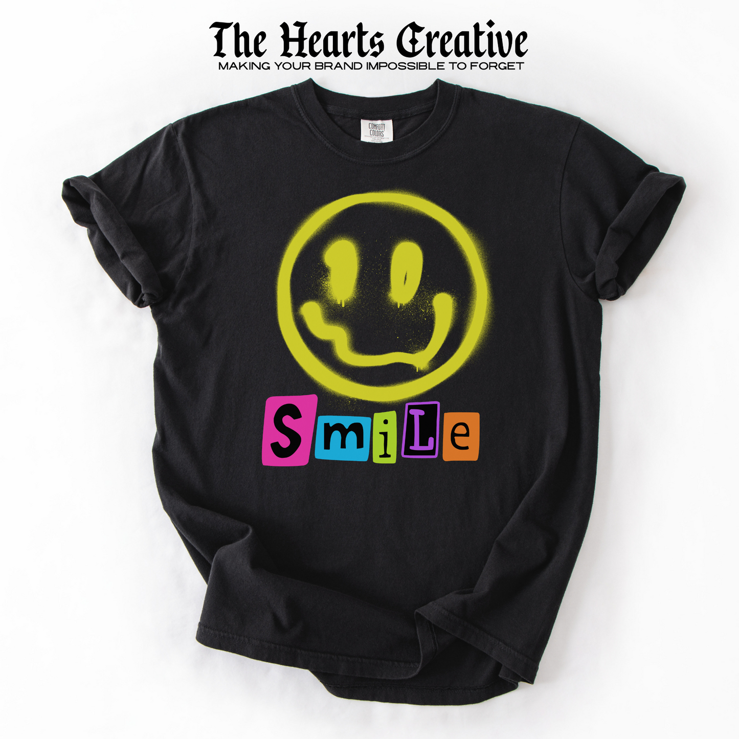 Spray Paint Smiley – Shirt Design Download