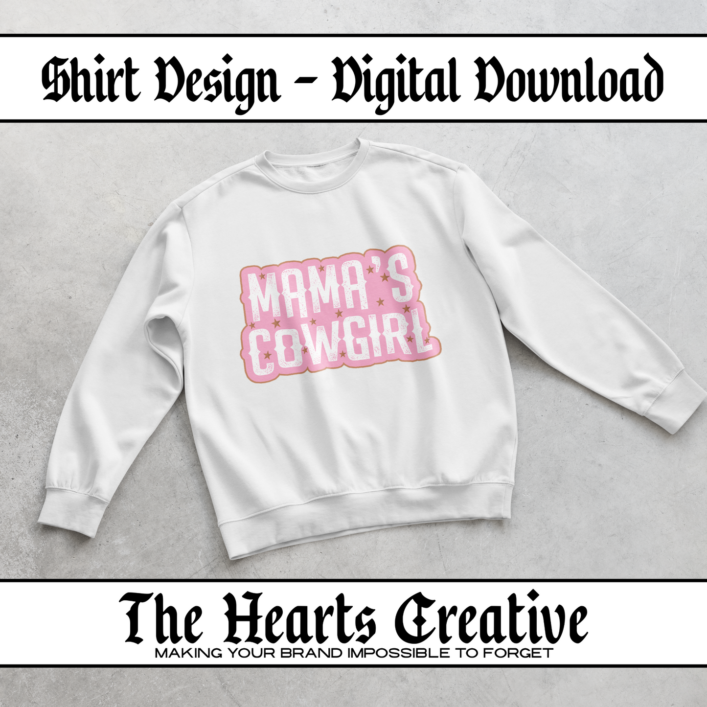 Mama's Cowgirl - Shirt Design - Digital Download