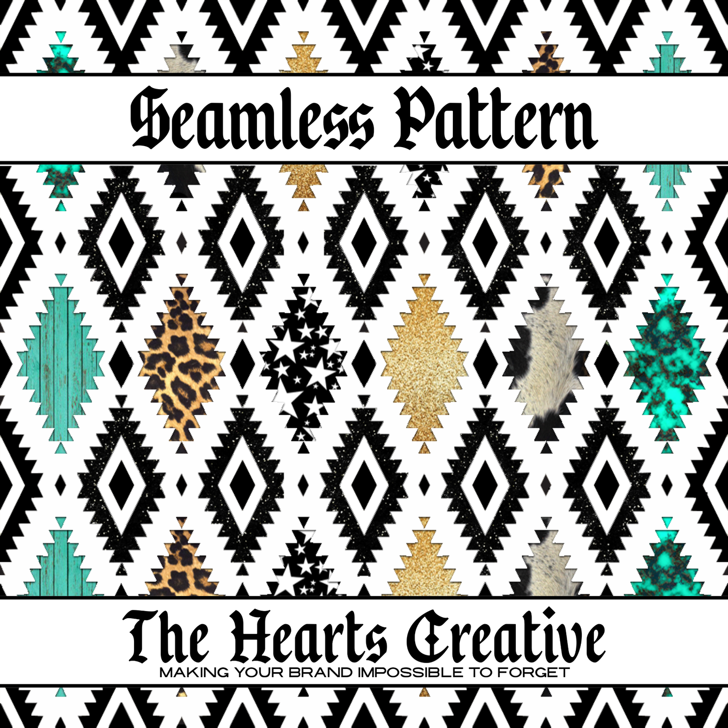 Funky Aztec Seamless Pattern