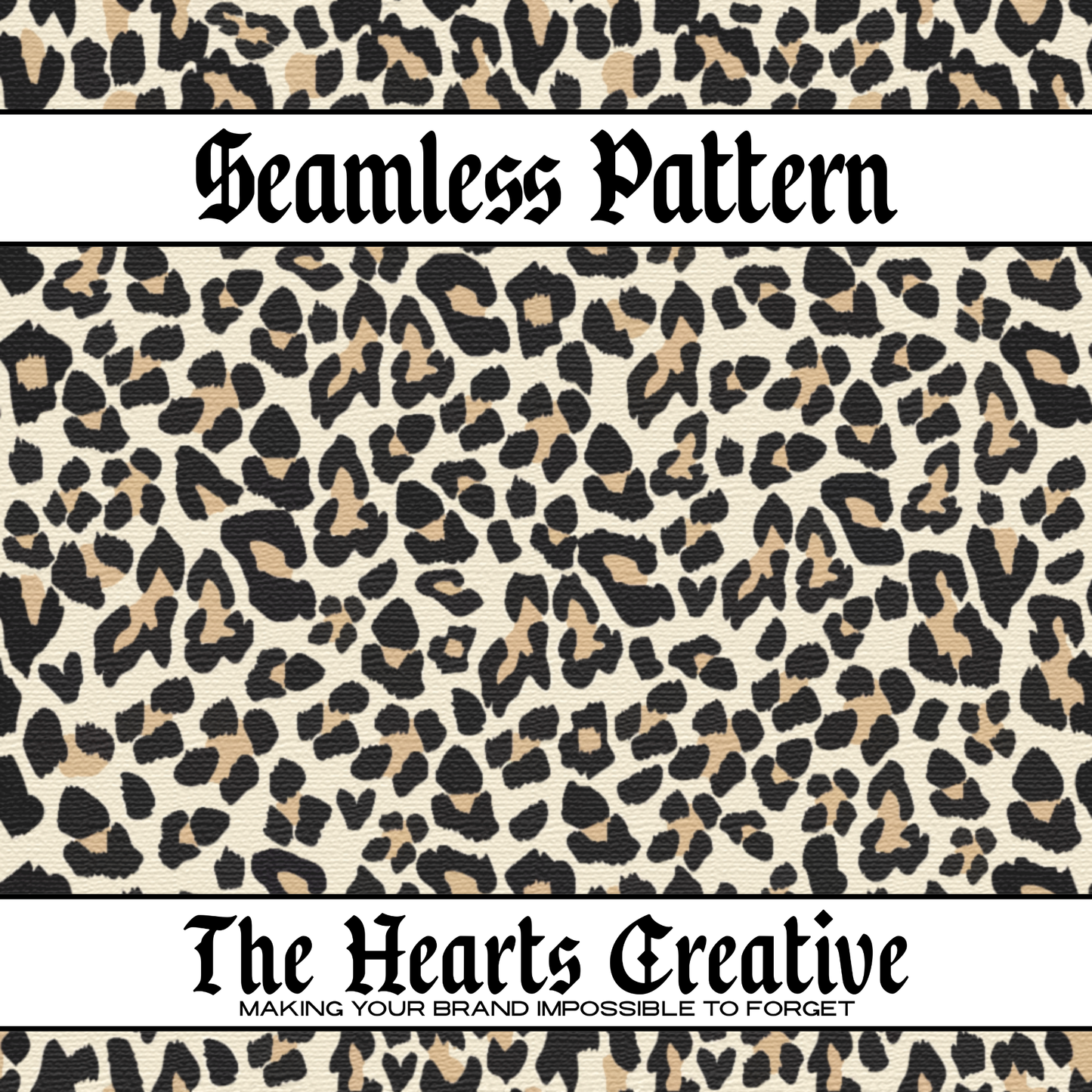 Tan Burlap Leopard Seamless Pattern