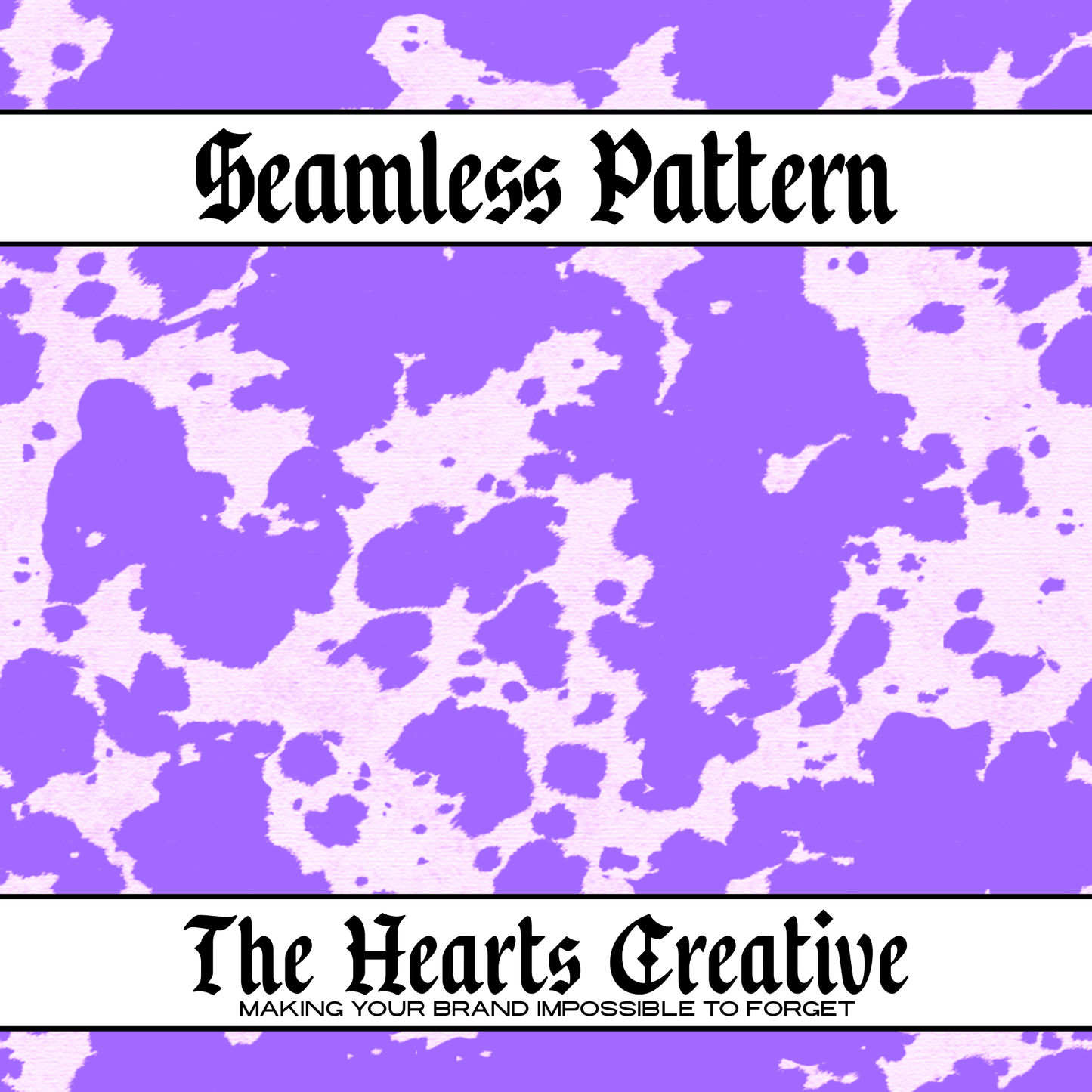 Purple Cowhide Seamless Pattern