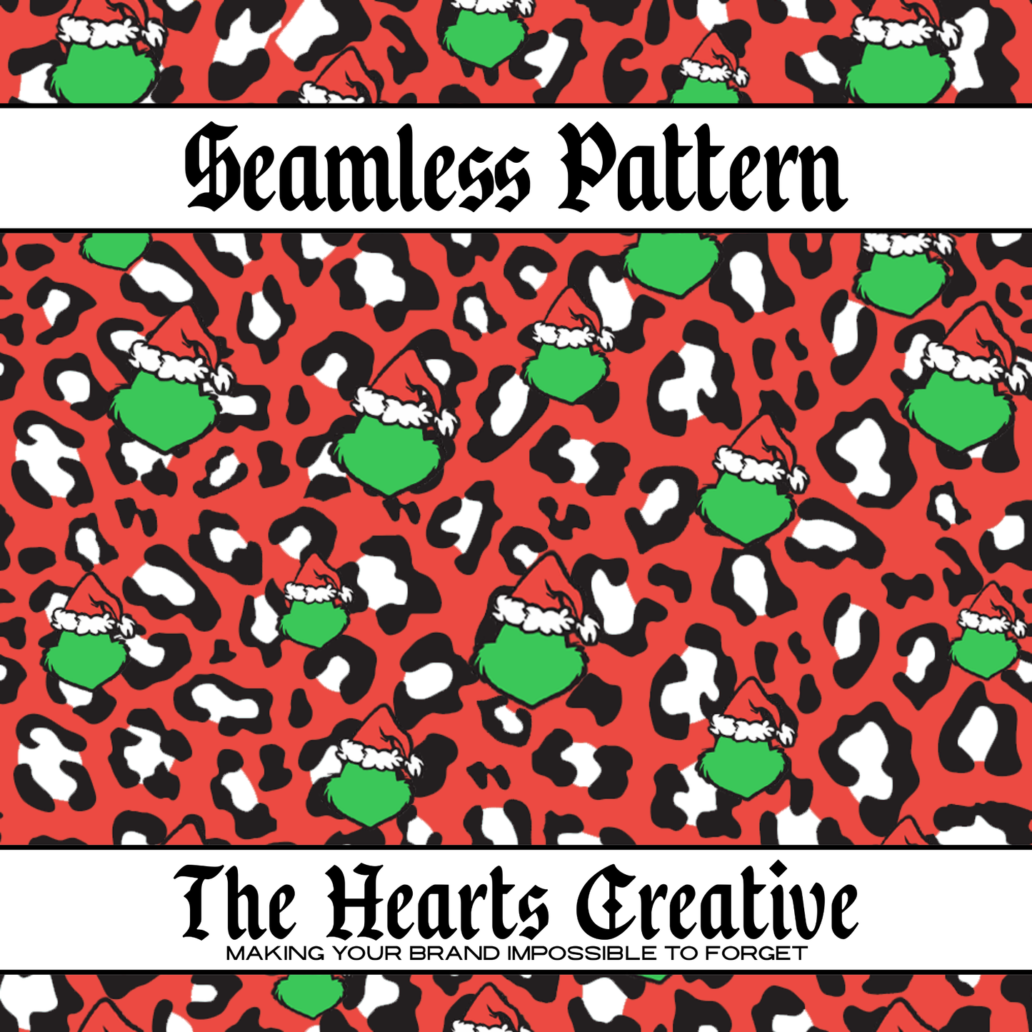 The Mean One Leopard Seamless Pattern