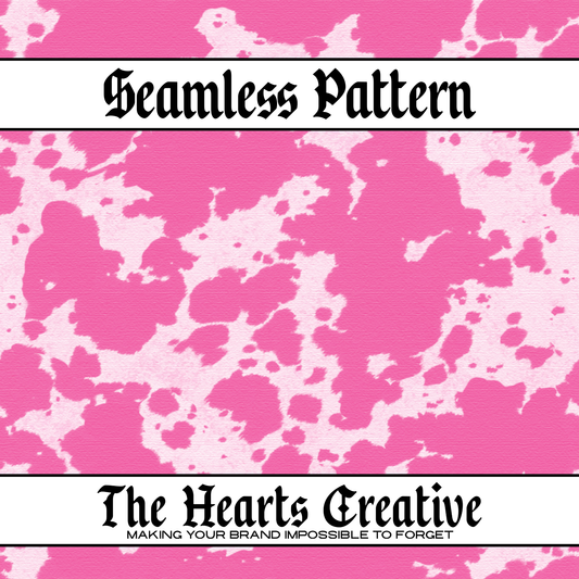 Pink Cowhide Seamless Pattern