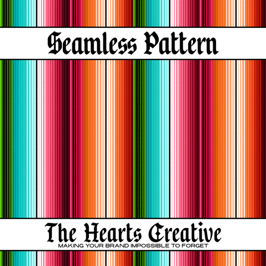 Rainbow Serape Seamless Pattern