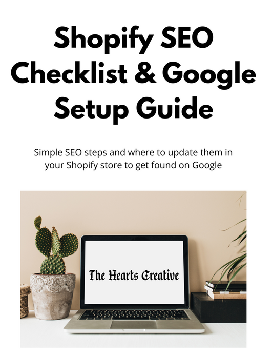 Shopify SEO Checklist and Google Setup Guide PDF Download