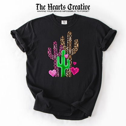 Cactus Hearts – Shirt Design Download