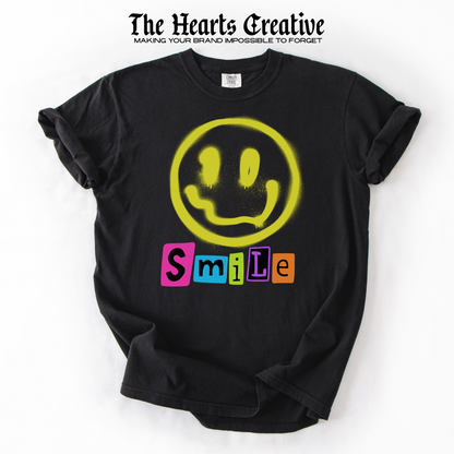 Spray Paint Smiley – Shirt Design Download